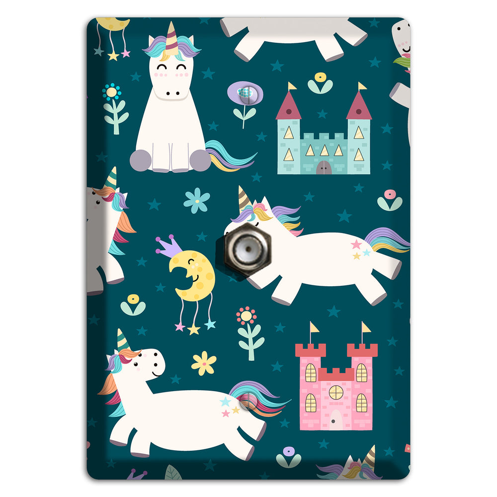 Unicorn Kingdom Cable Wallplate