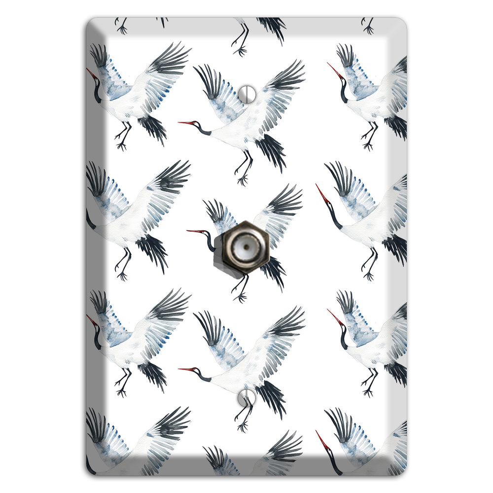 Silver Wing Ascent Cable Wallplate