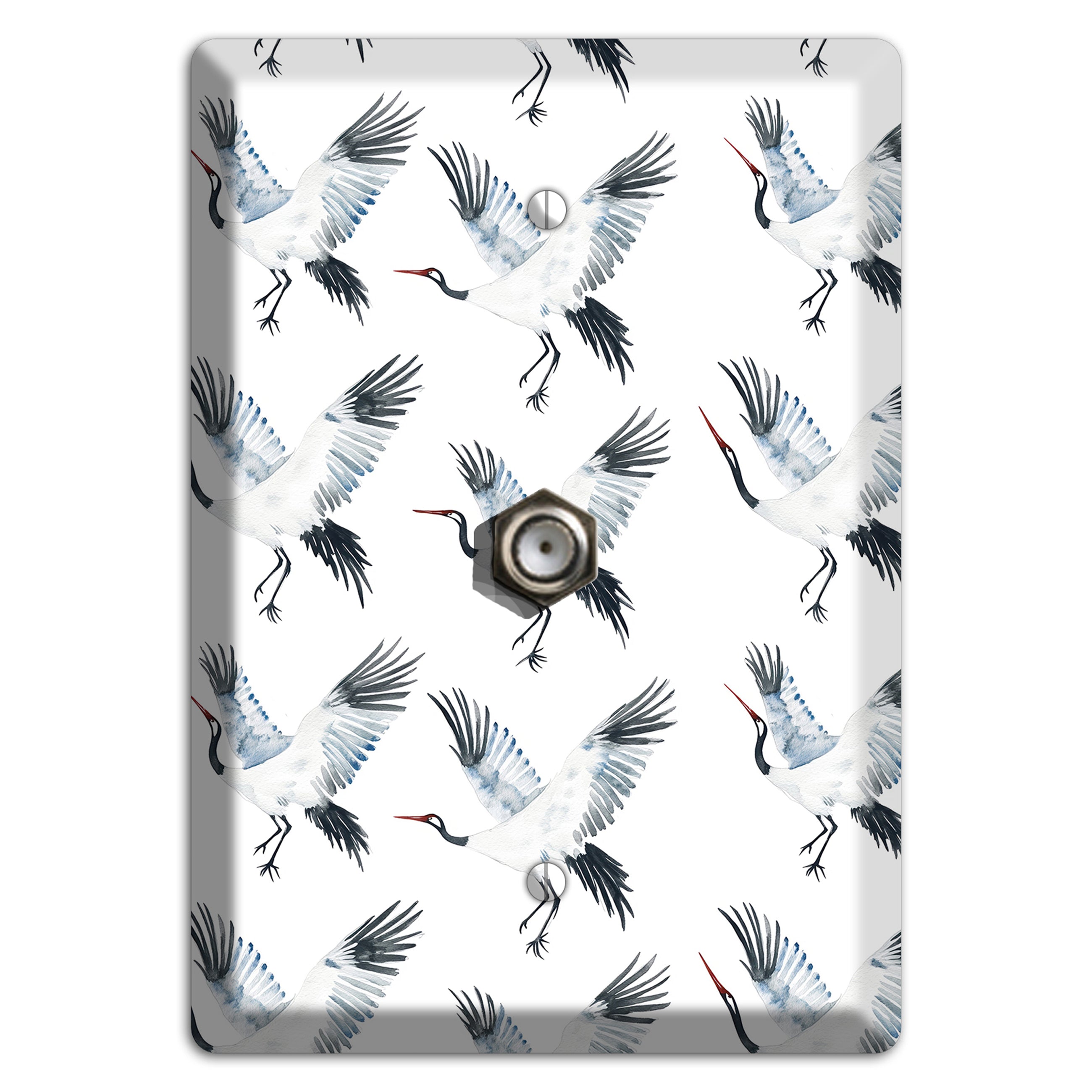 Silver Wing Ascent Cable Wallplate