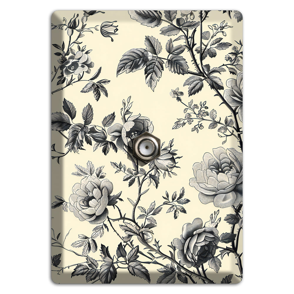 Thorned Reverie Cable Wallplate