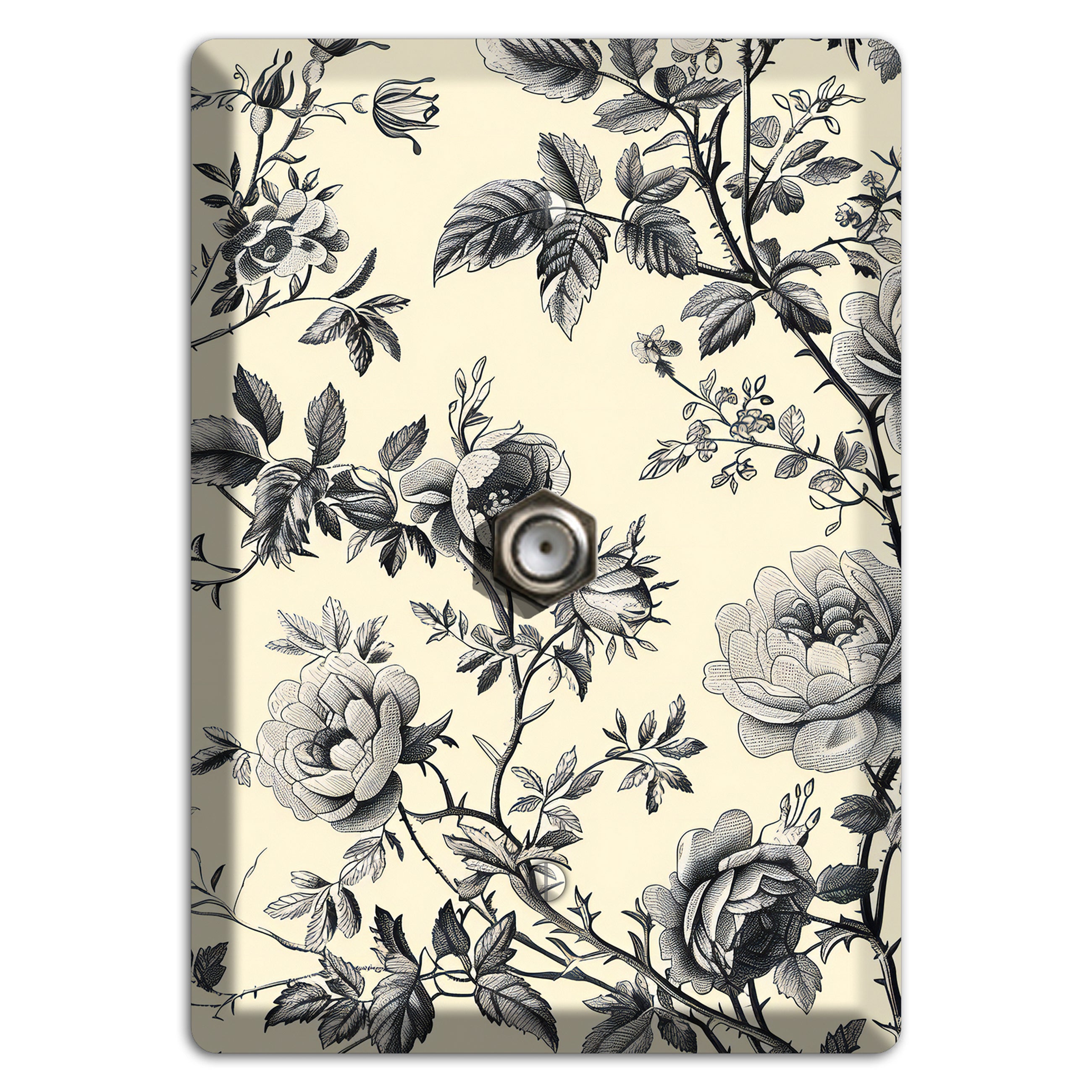 Thorned Reverie Cable Wallplate