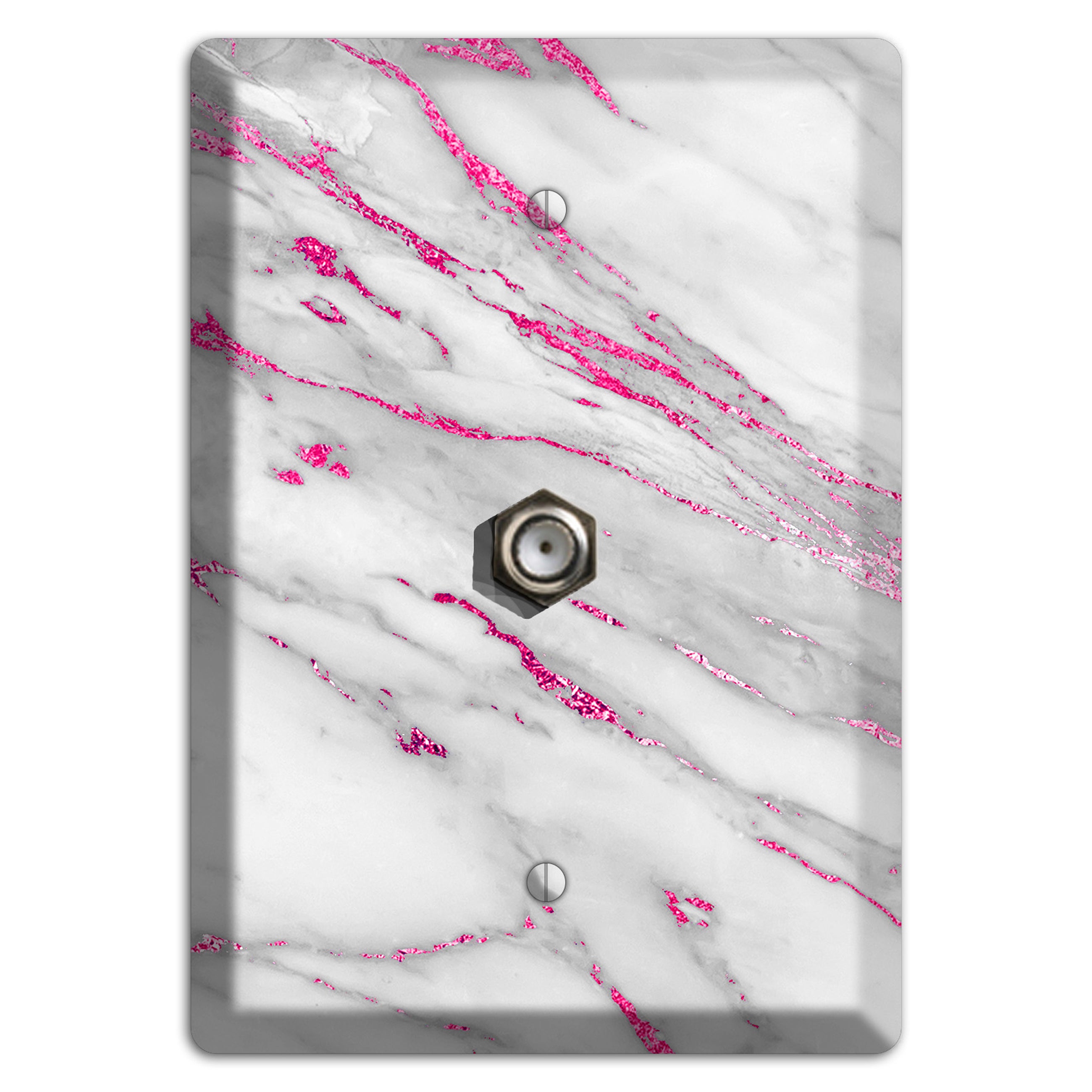 Can Can Marble Cable Wallplate