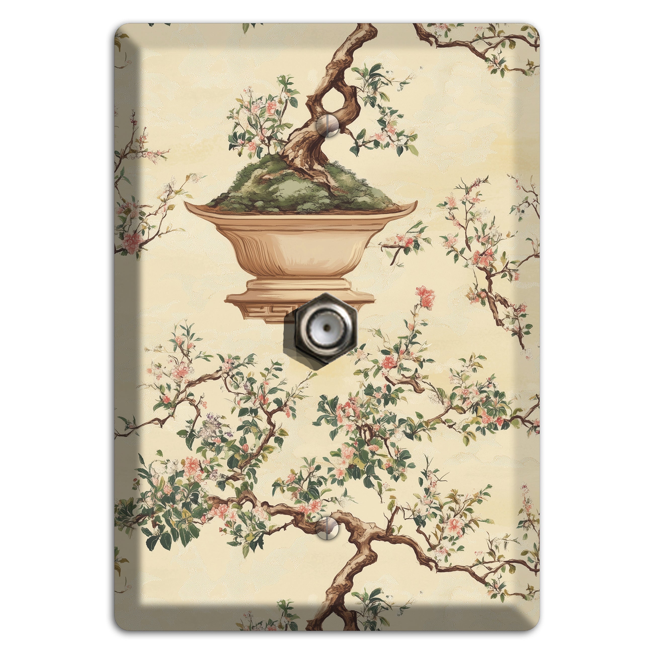 Bonsai & Blossom Cable Wallplate