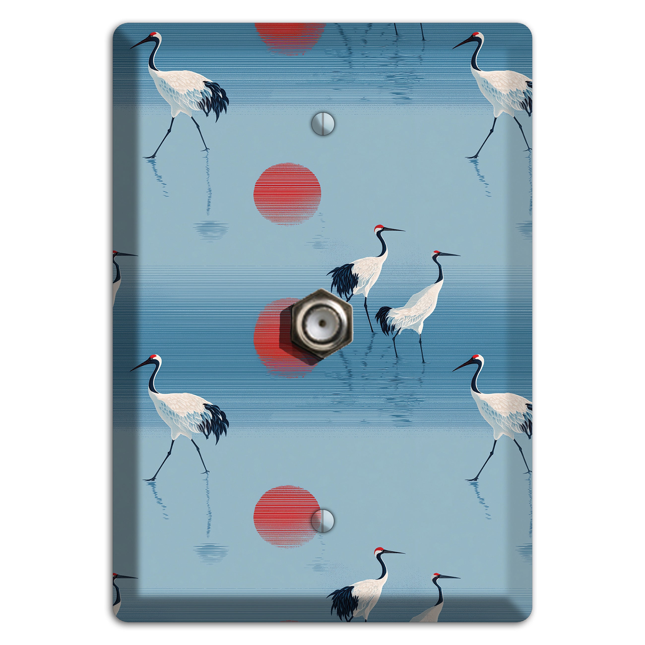 Scarlet Sun Shallows Cable Wallplate