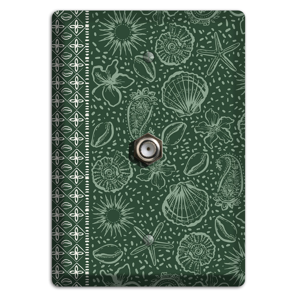 Emerald Tide Reliquary Cable Wallplate