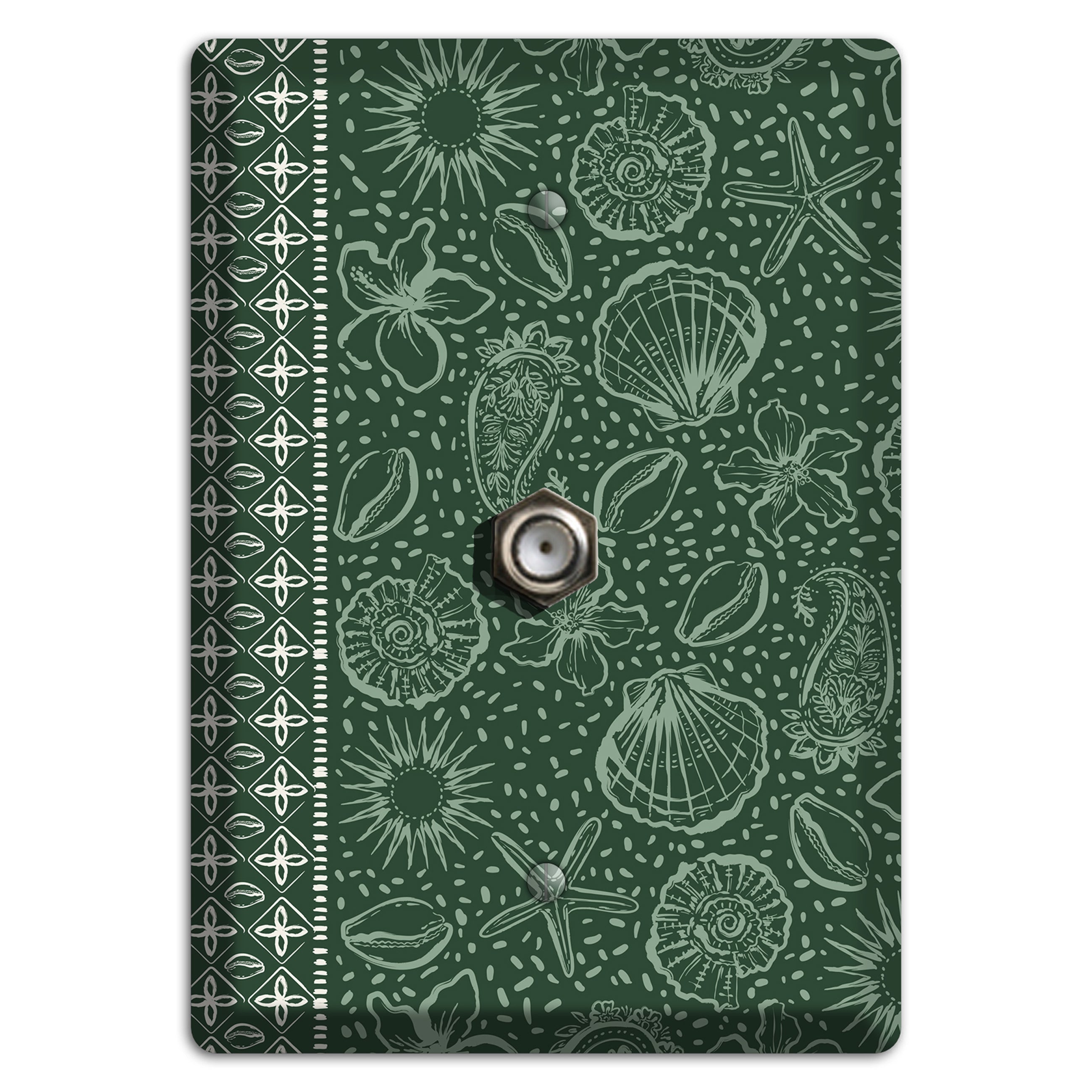 Emerald Tide Reliquary Cable Wallplate