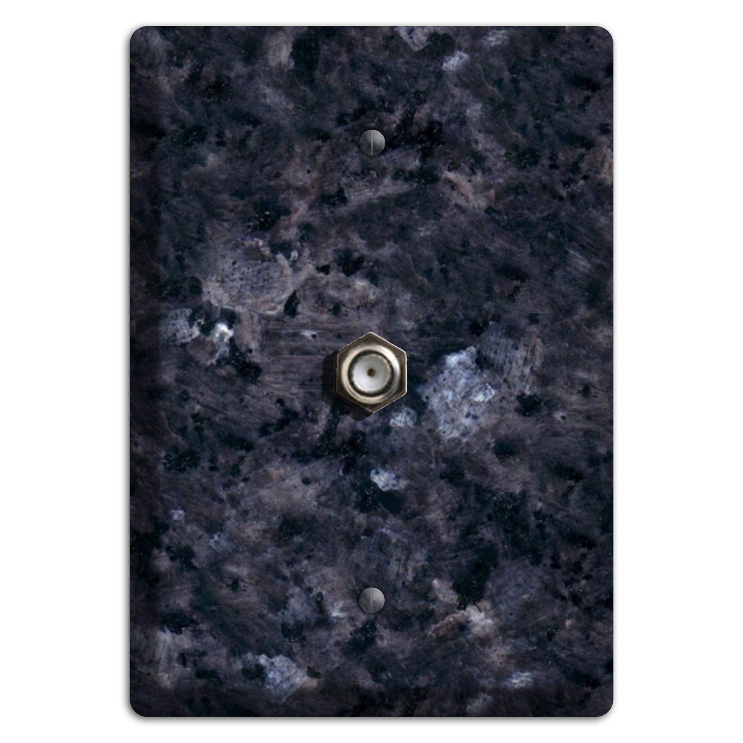 Blue Pearl Granite Cable Wallplate