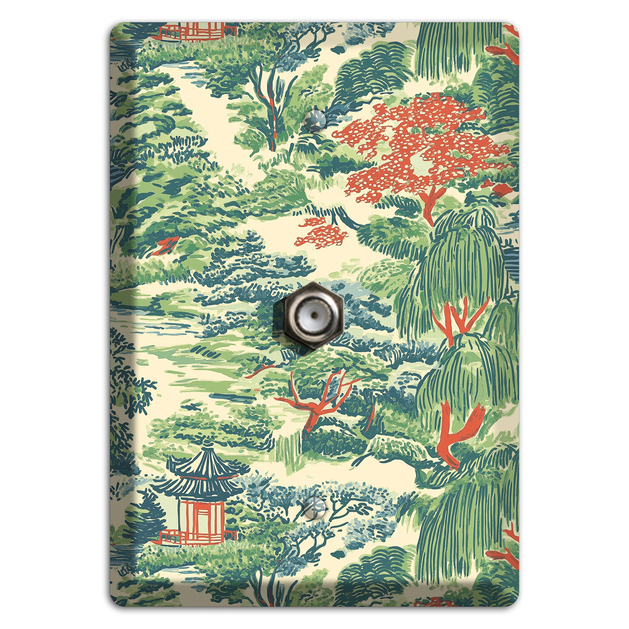 Pavilion & Willow Cable Wallplate