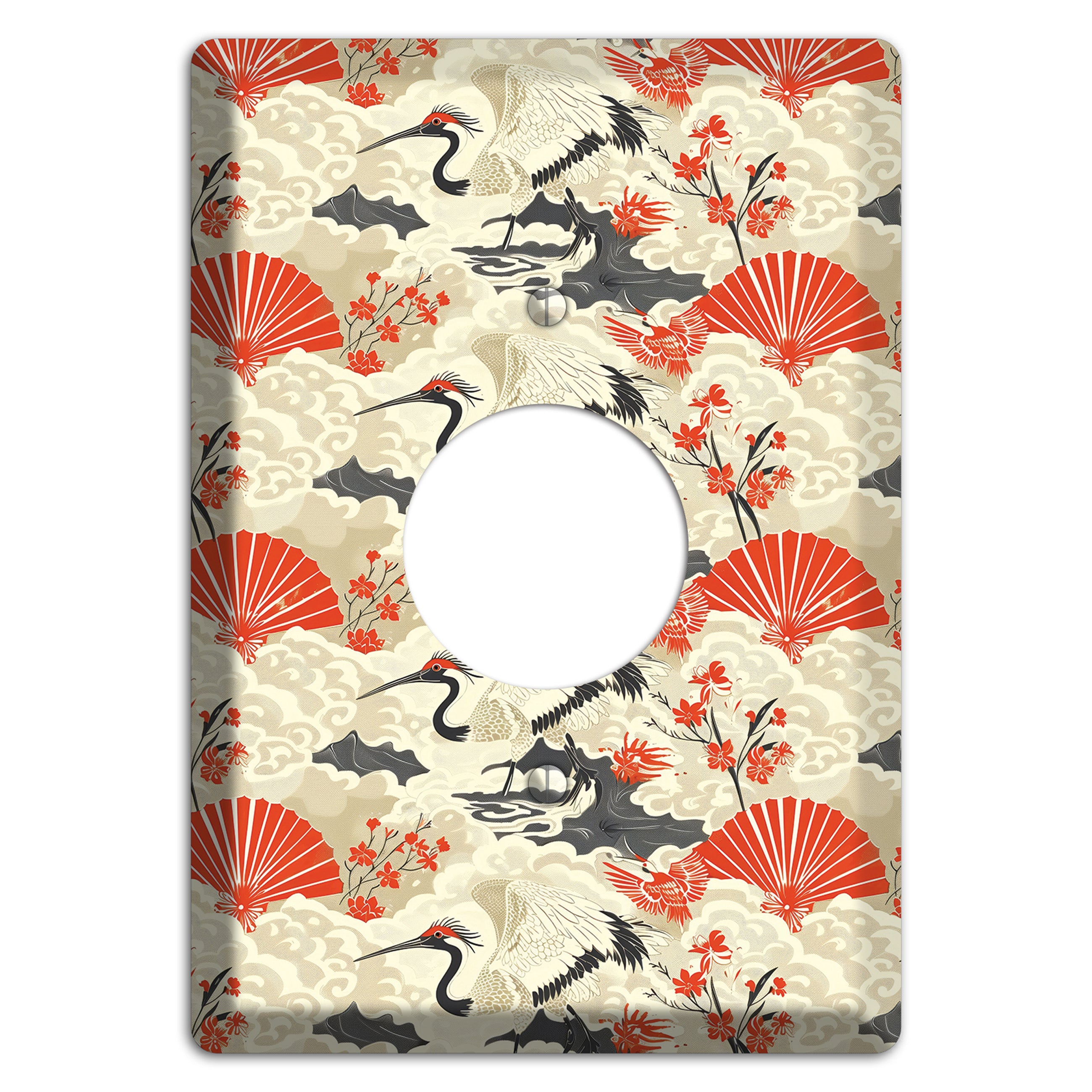 Vermillion Mist Reverie Single Receptacle Wallplate