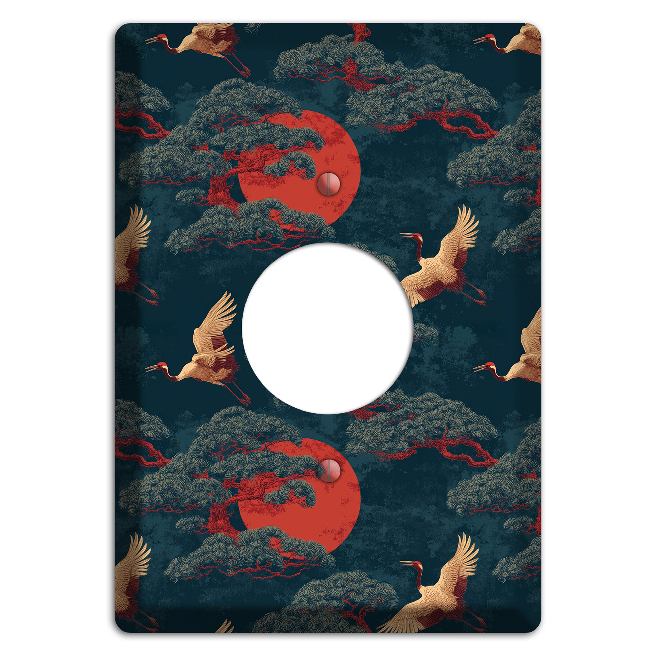 Vermillion Moon Ascent Single Receptacle Wallplate