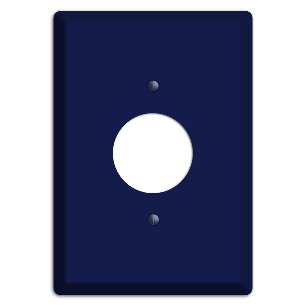 Baxter Midnight Navy Solid Single Receptacle Wallplate
