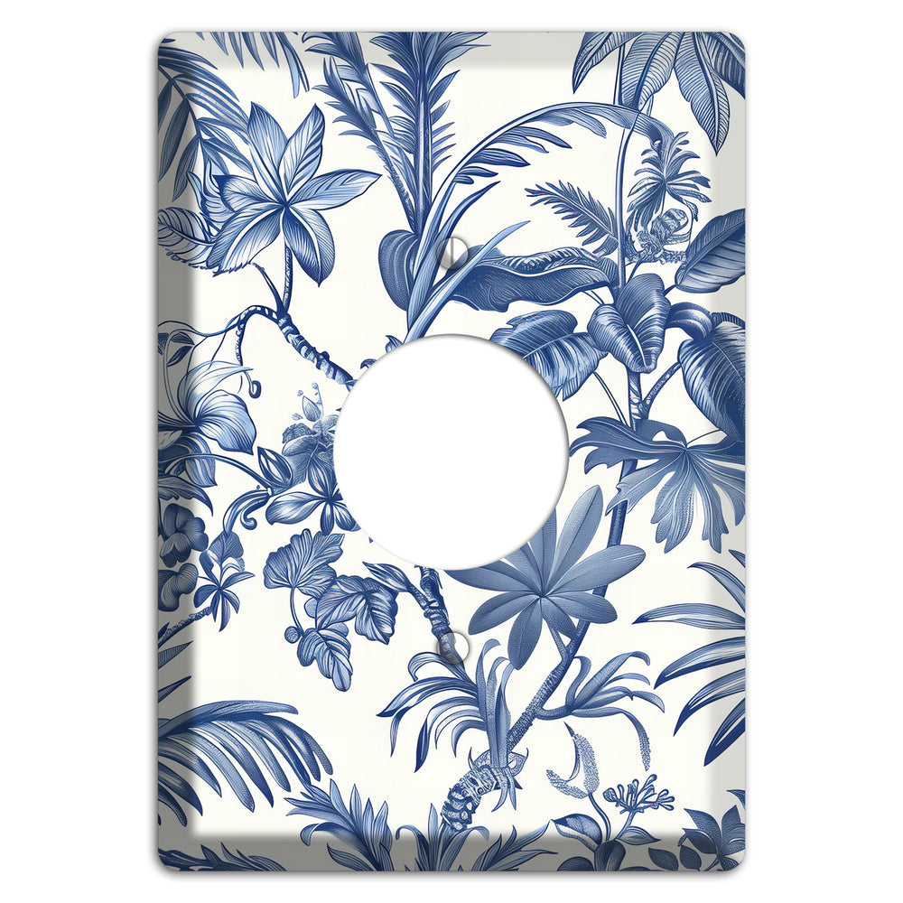 Tropic Indigo Reverie Single Receptacle Wallplate