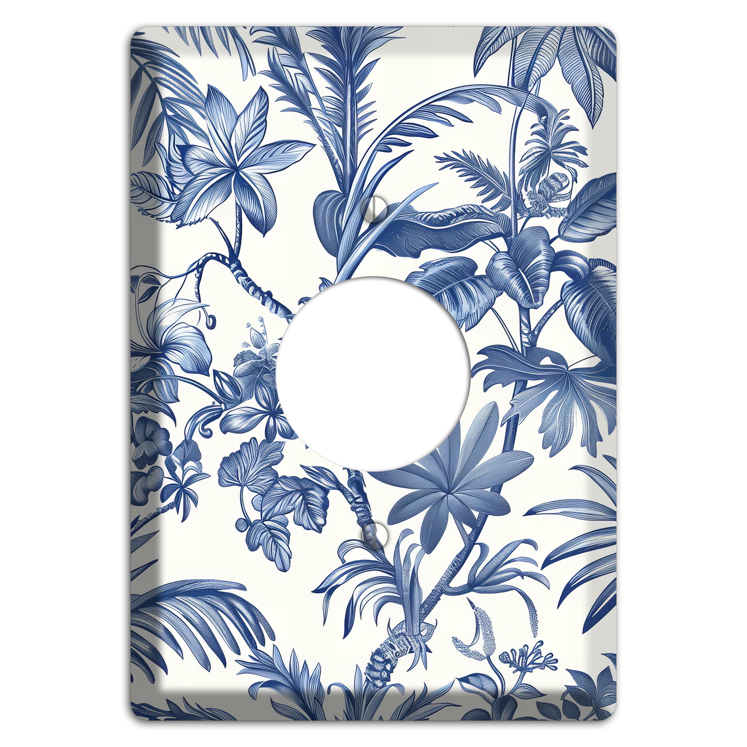 Tropic Indigo Reverie Single Receptacle Wallplate
