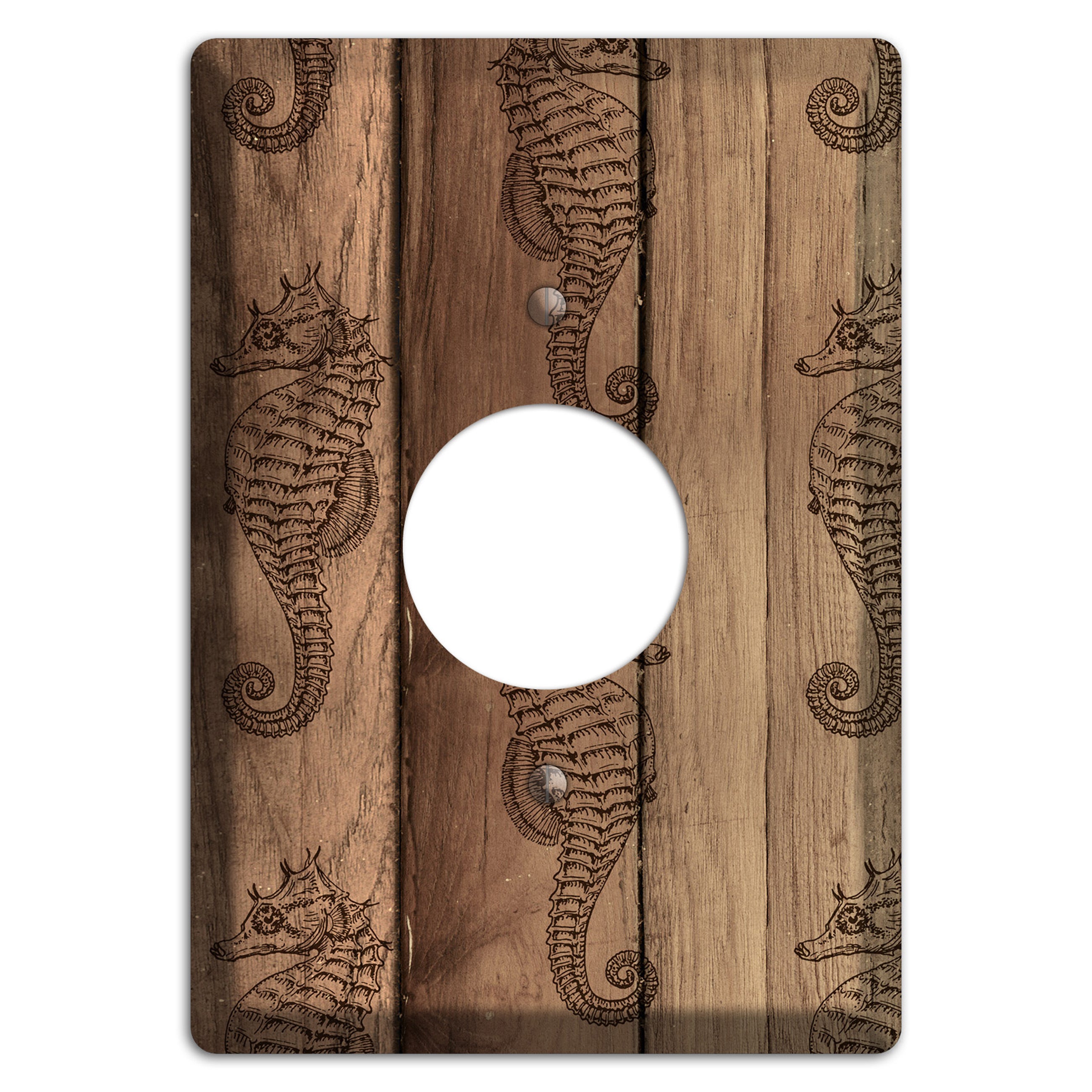 Planktonic Ponies Single Receptacle Wallplate