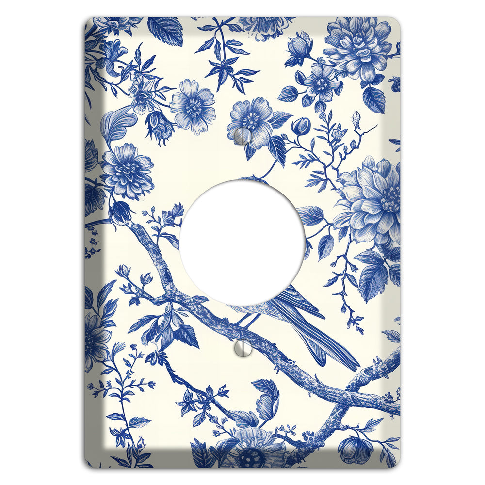 Willow Song Garden Single Receptacle Wallplate