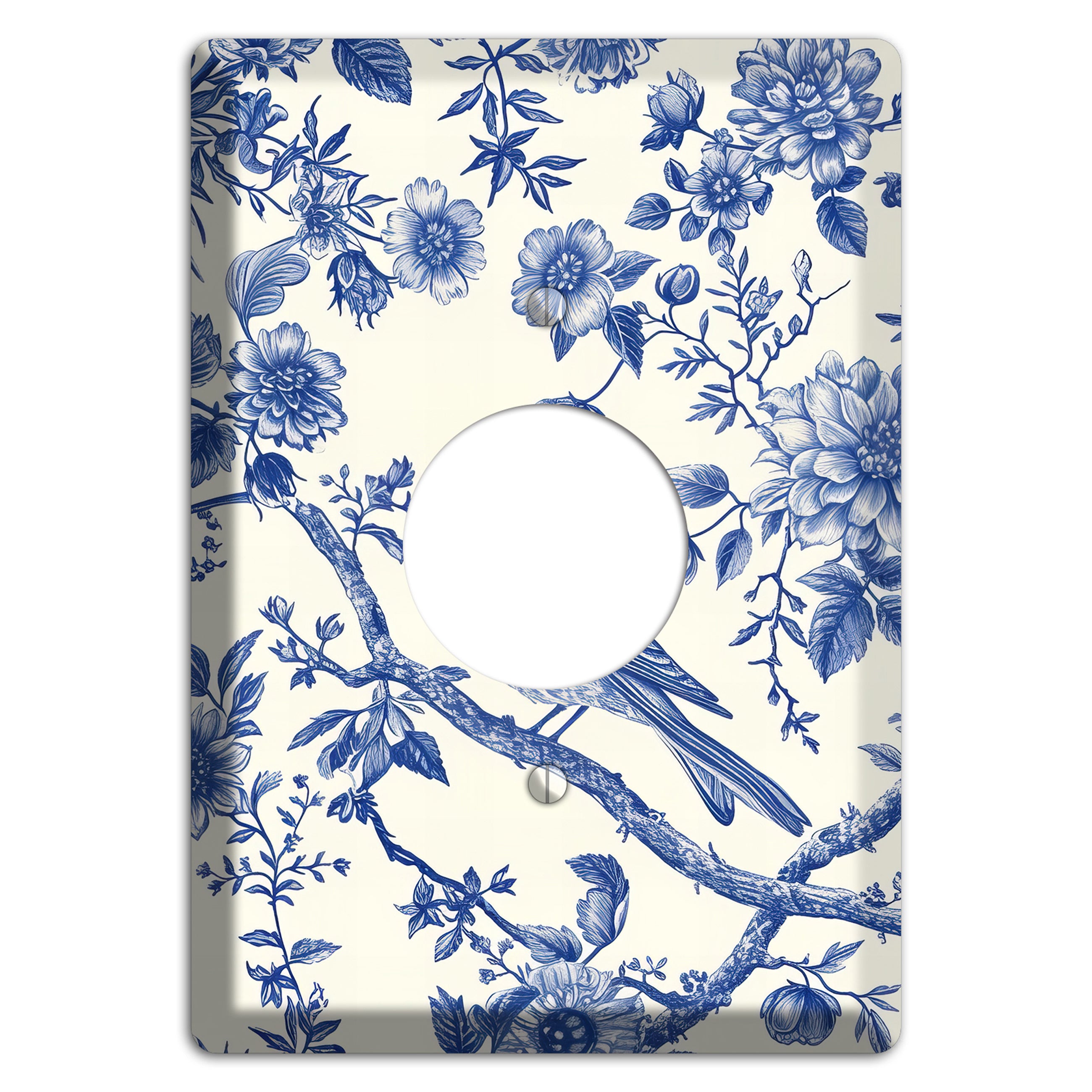 Willow Song Garden Single Receptacle Wallplate