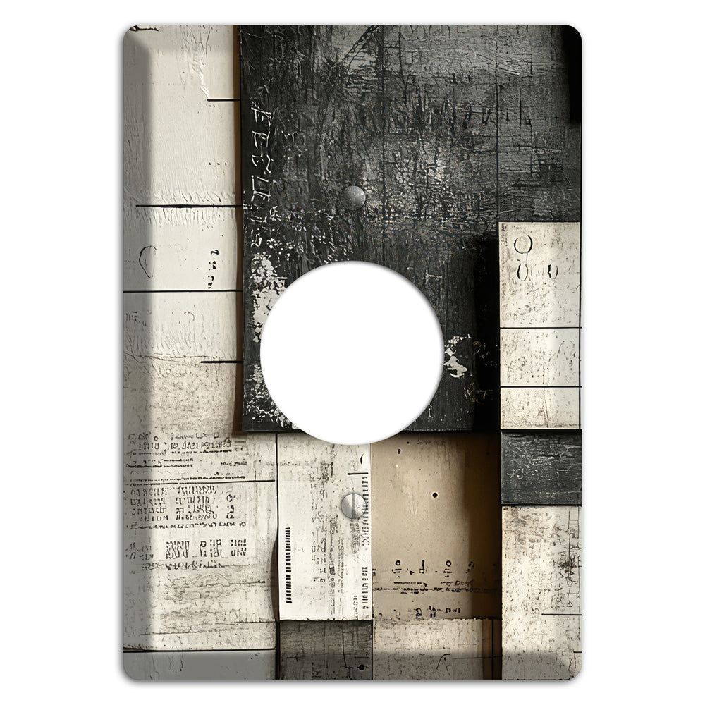 Lunar Grid Archive Single Receptacle Wallplate