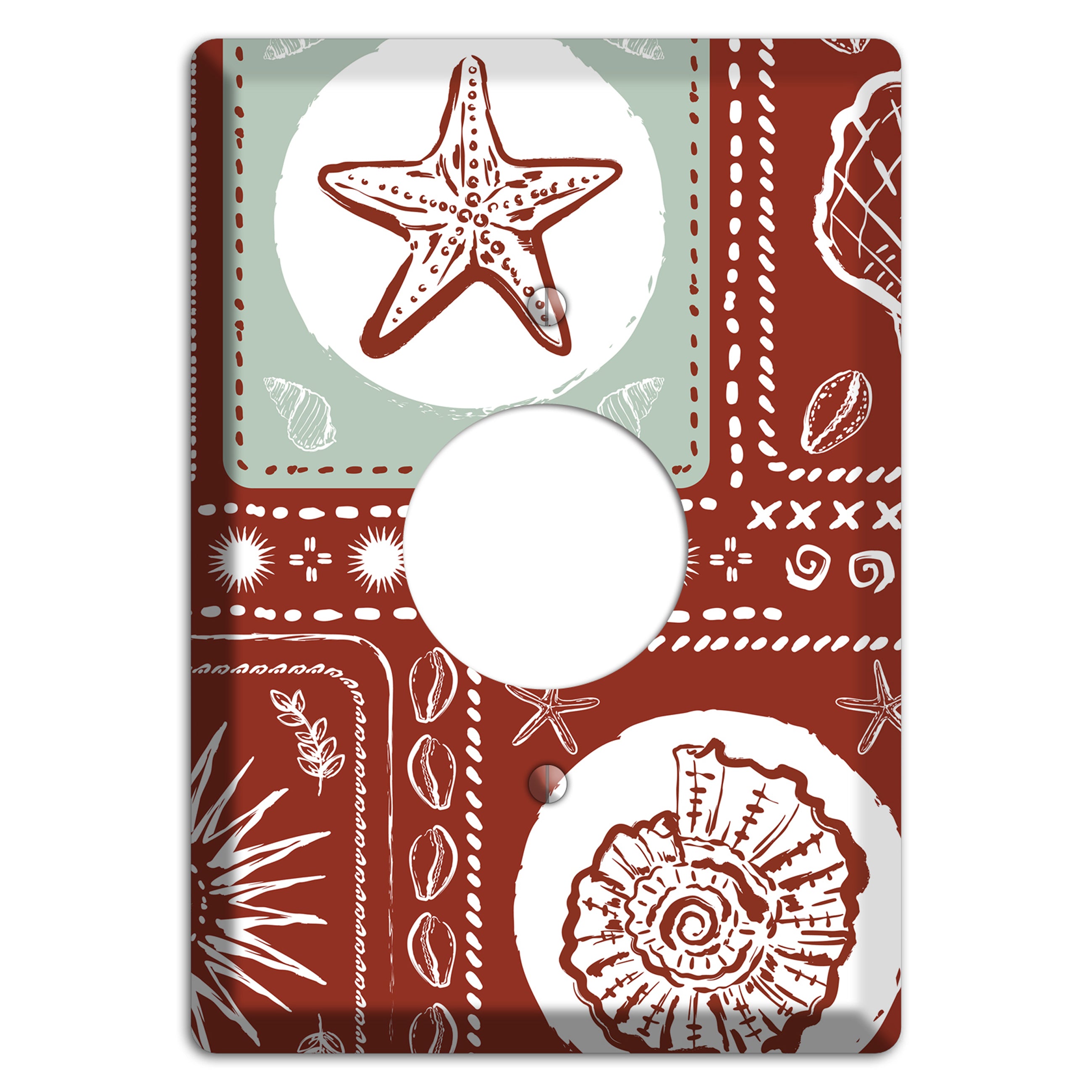 Crimson Tide Relics Single Receptacle Wallplate