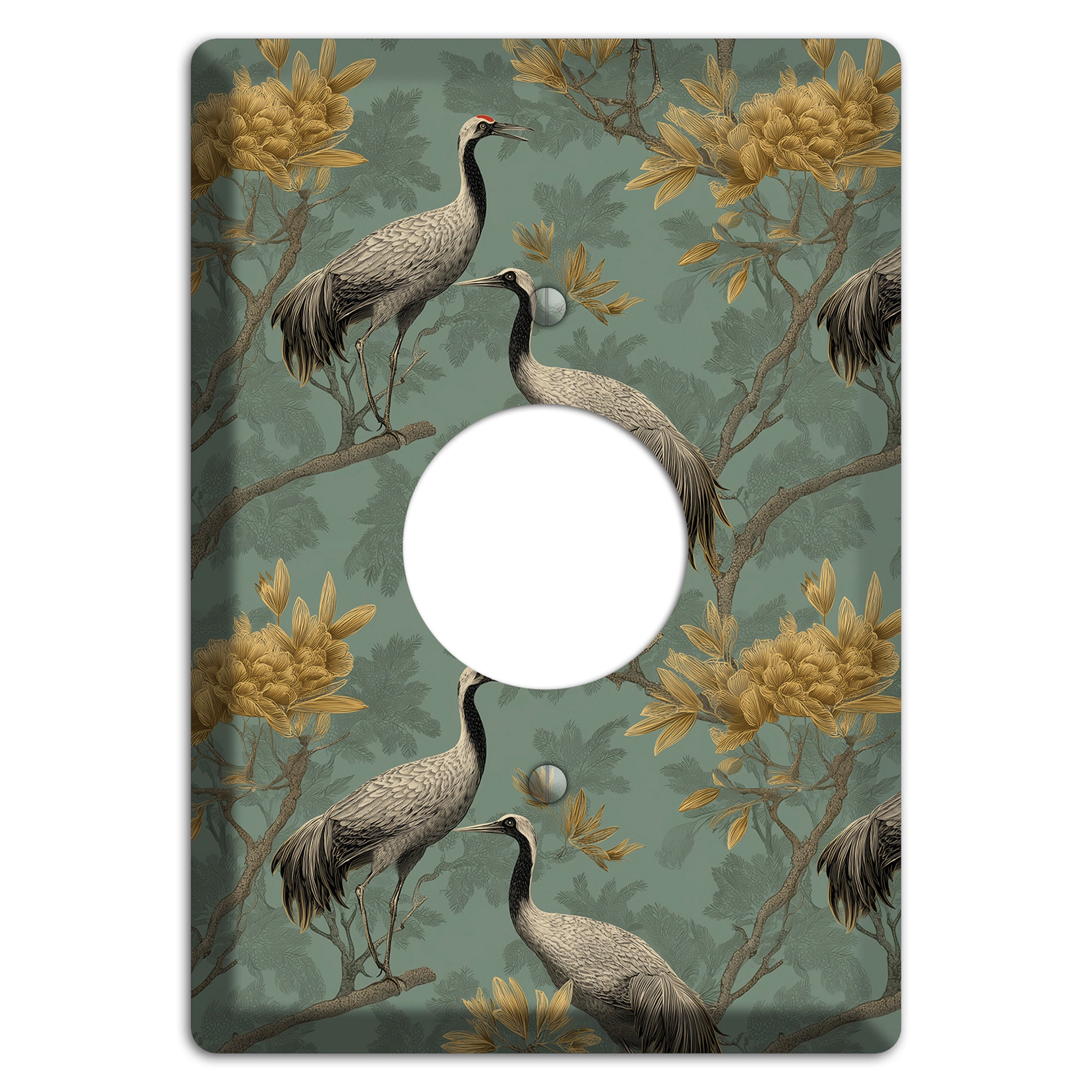 Sage Garden Vigil Single Receptacle Wallplate