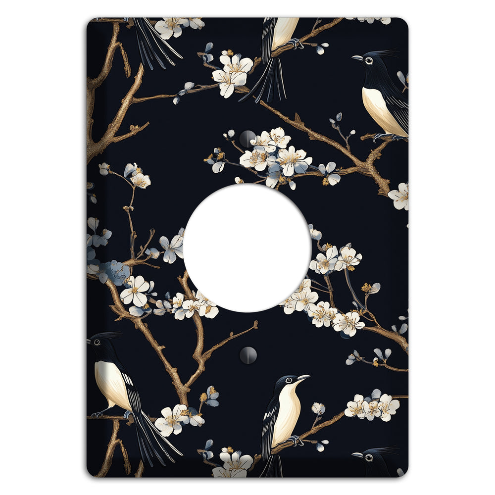 Plum Blossom Vigil Single Receptacle Wallplate