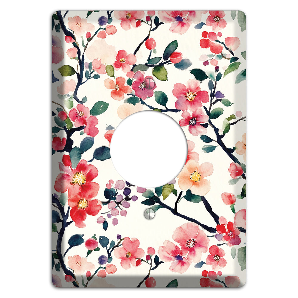 Blossom & Bough Single Receptacle Wallplate