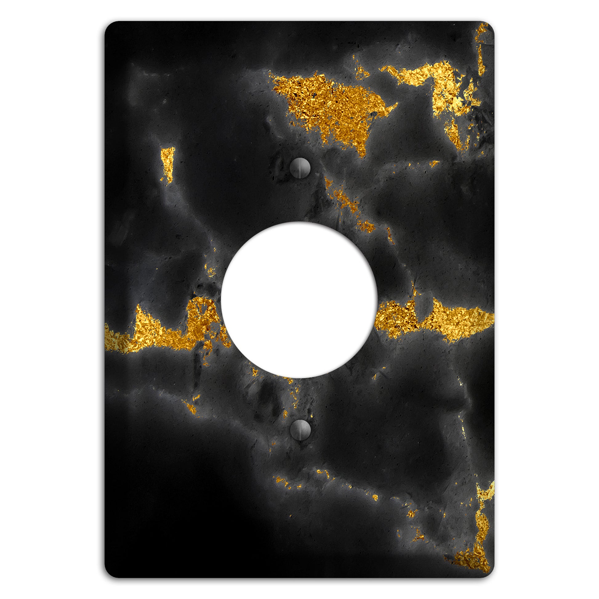 Equator Marble Single Receptacle Wallplate