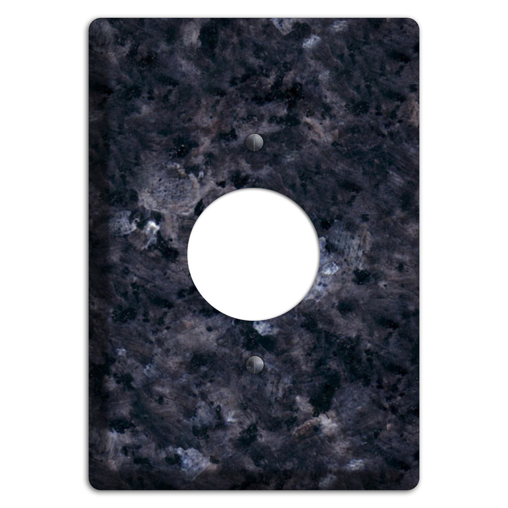Blue Pearl Granite Single Receptacle Wallplate
