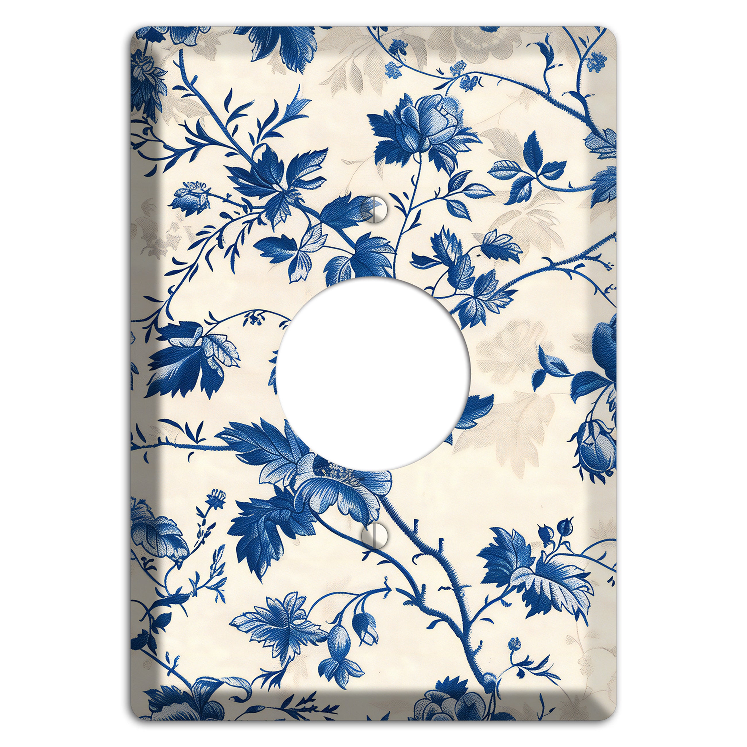 Porcelain Garden Riot Single Receptacle Wallplate