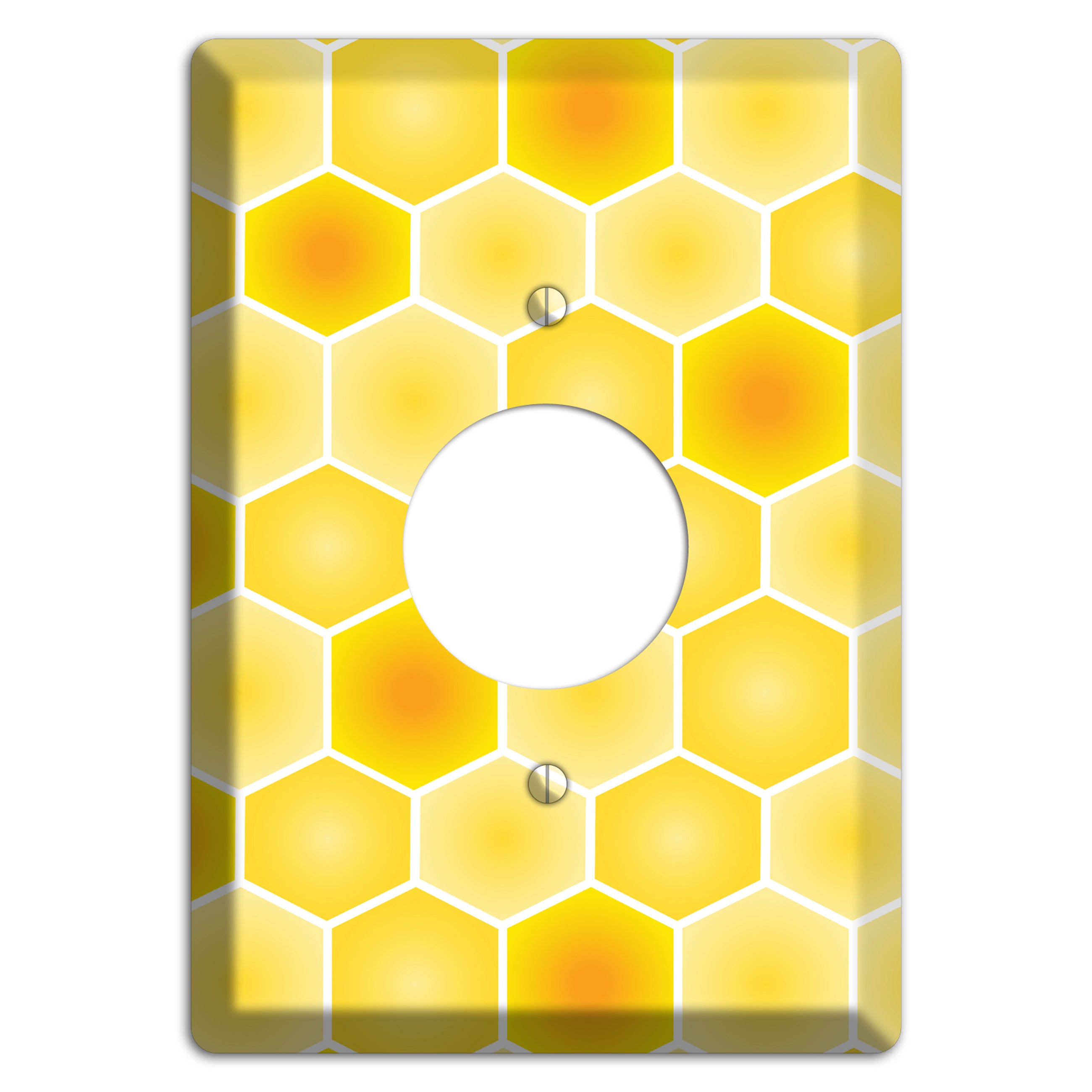 Liquid Gold Lattice Single Receptacle Wallplate