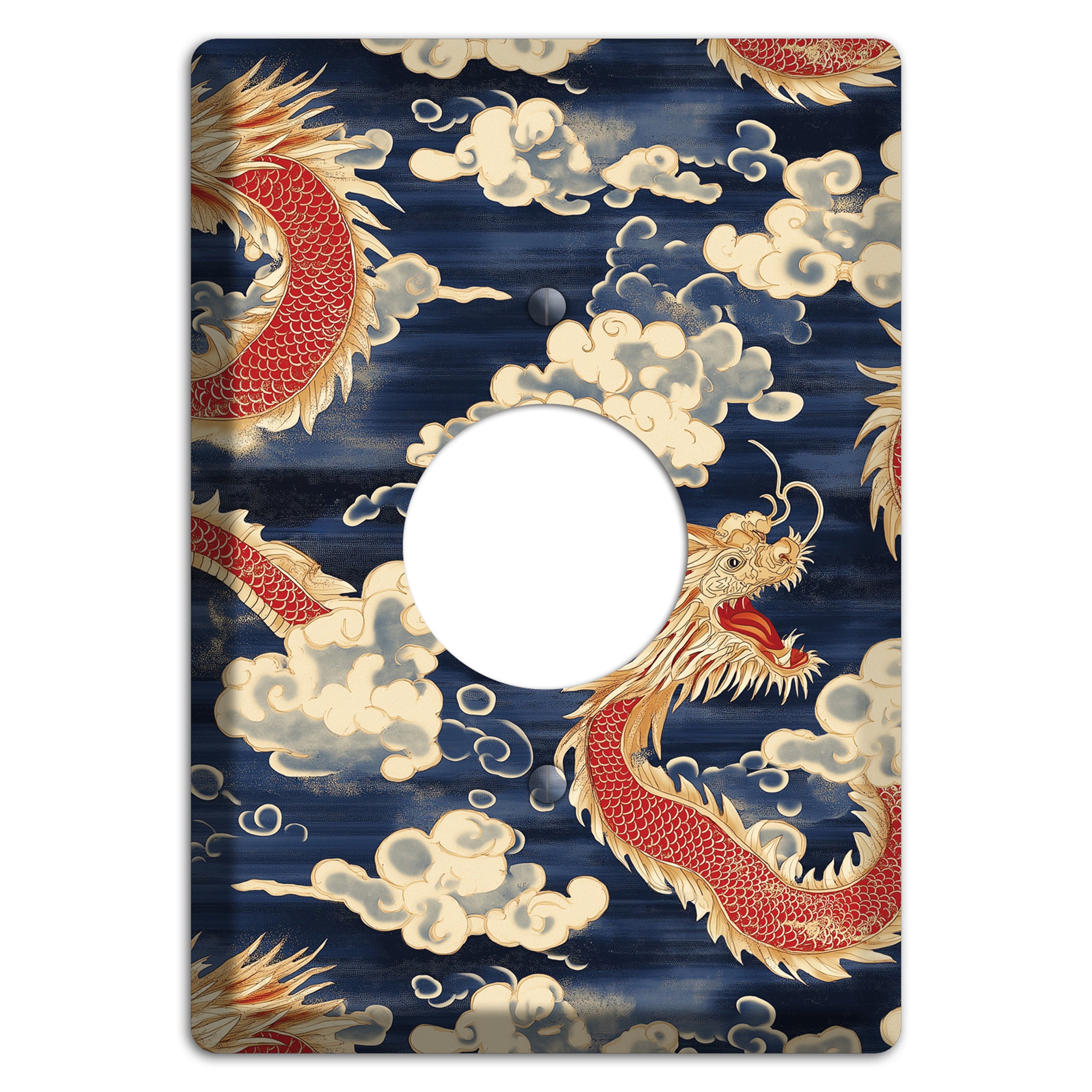 Sovereign Sky Dragons Single Receptacle Wallplate