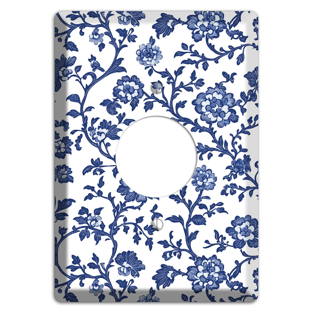 Porcelain Vine Reverie Single Receptacle Wallplate
