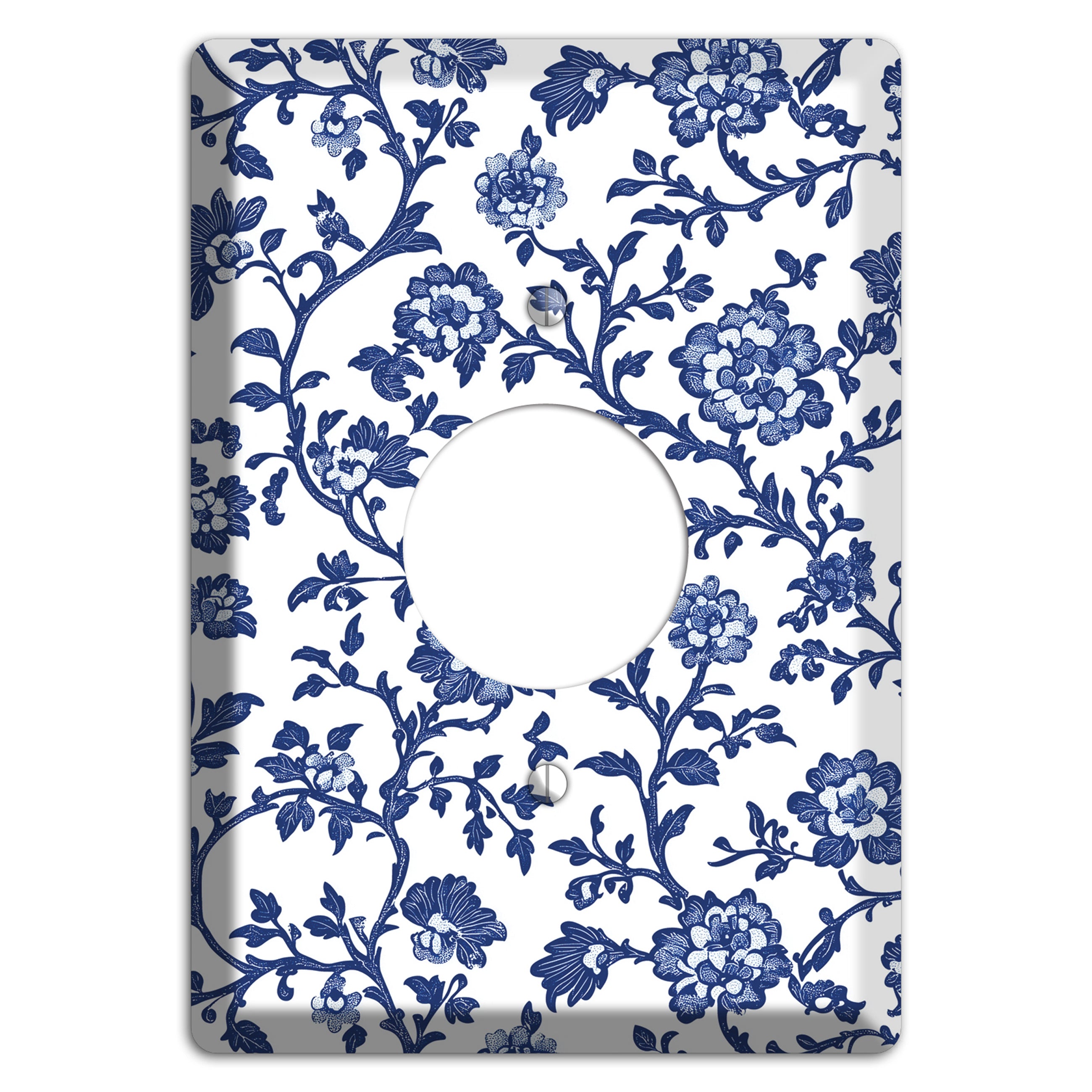 Porcelain Vine Reverie Single Receptacle Wallplate