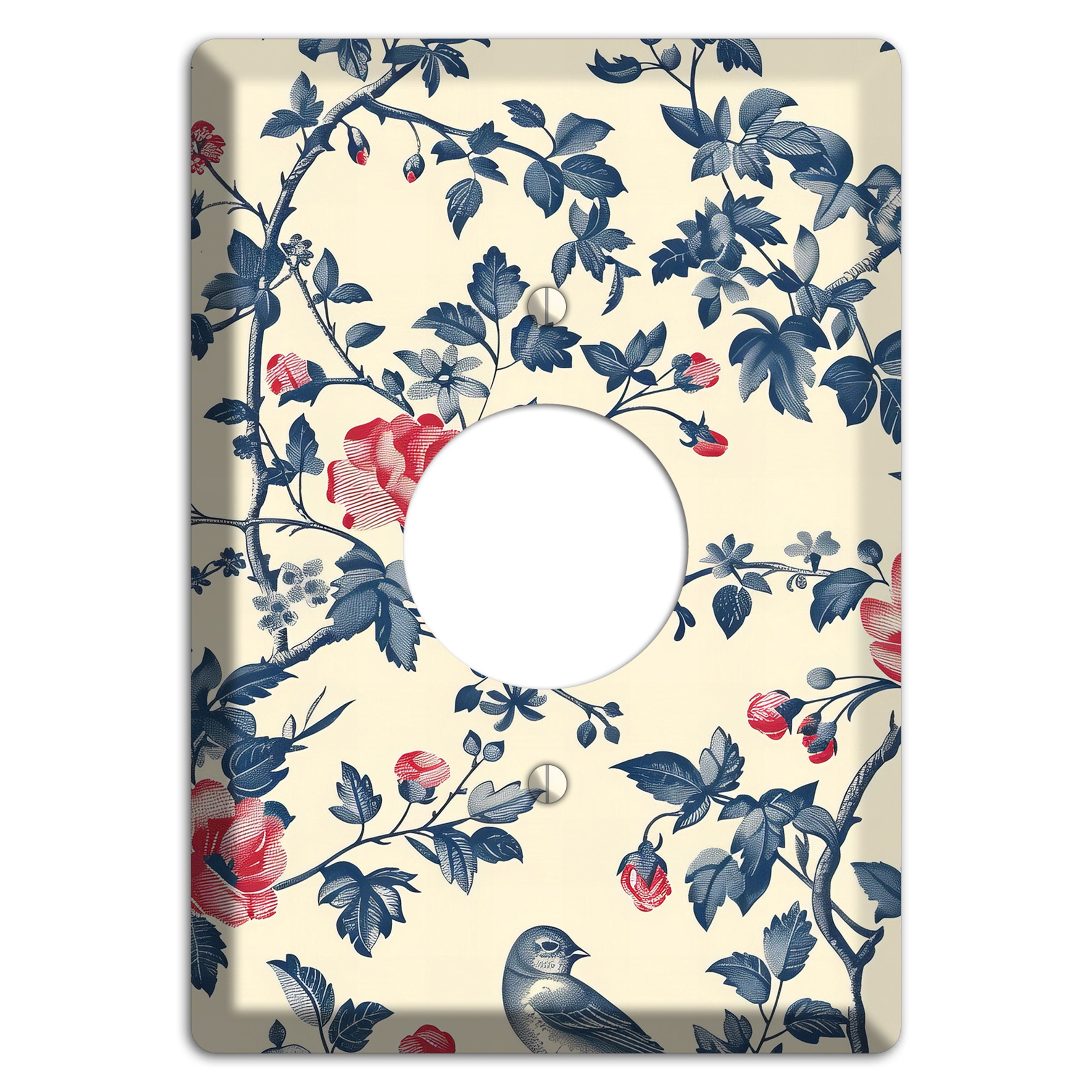 Songbirds & Thorns Single Receptacle Wallplate