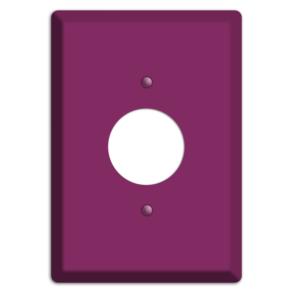 Baxter Plum Wine Single Receptacle Wallplate