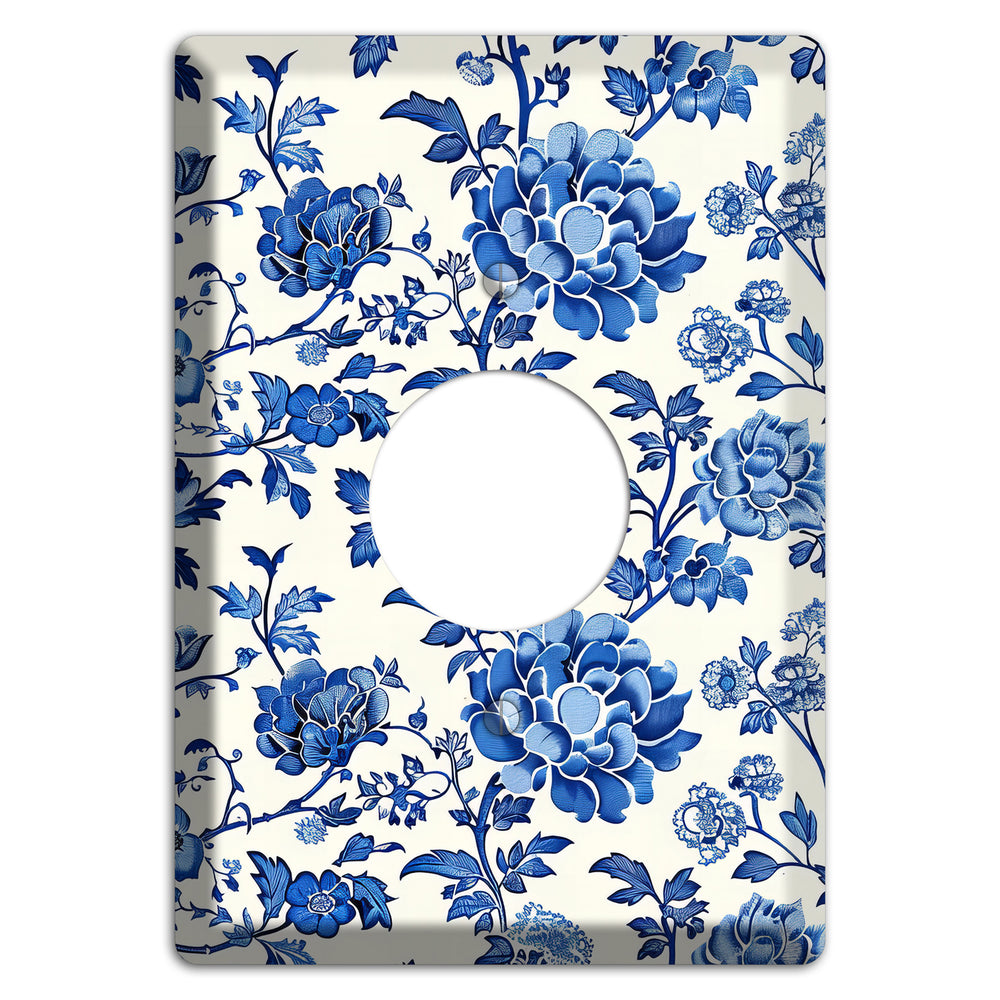 Porcelain Garden Reverie Single Receptacle Wallplate
