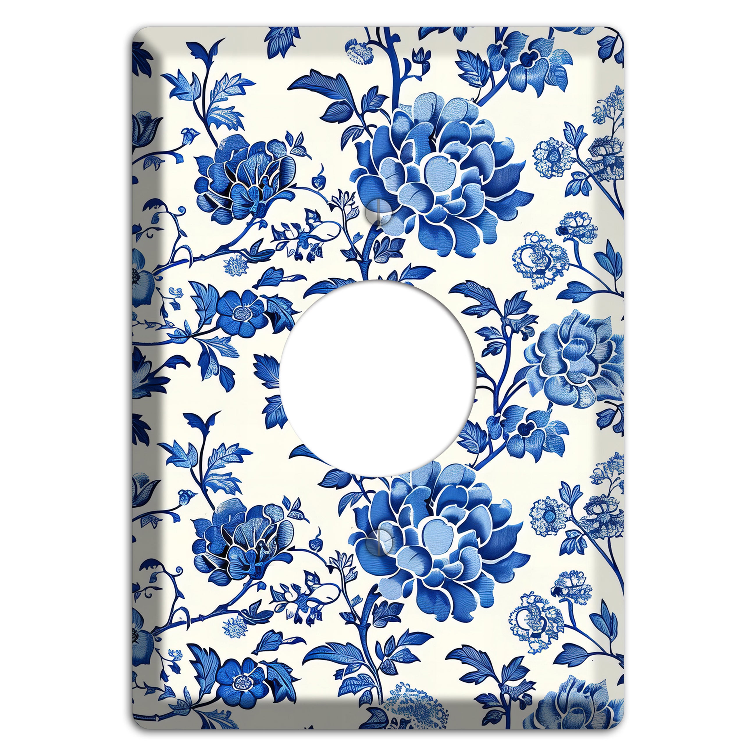 Porcelain Garden Reverie Single Receptacle Wallplate