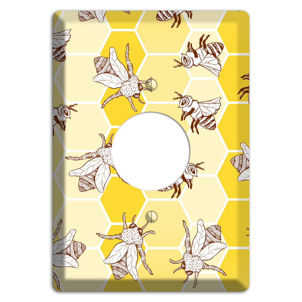 Hive & Wing Single Receptacle Wallplate