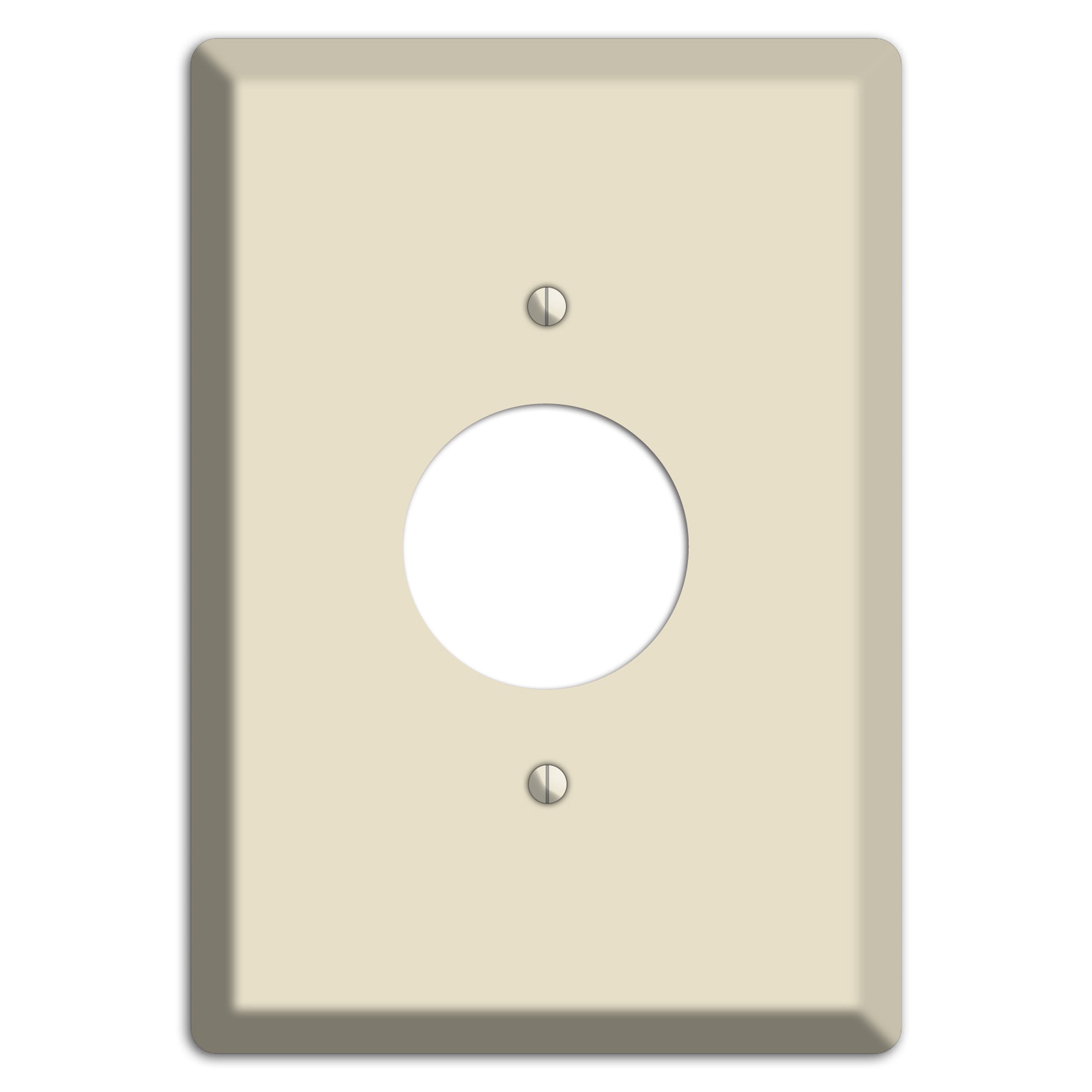Baxter Ivory Cream Single Receptacle Wallplate
