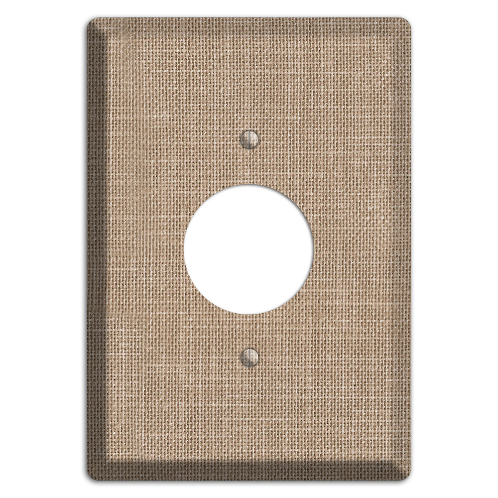 Linen Shore Single Receptacle Wallplate