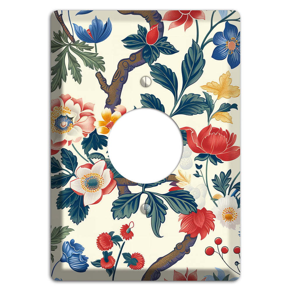 Cottage Garden Reverie Single Receptacle Wallplate
