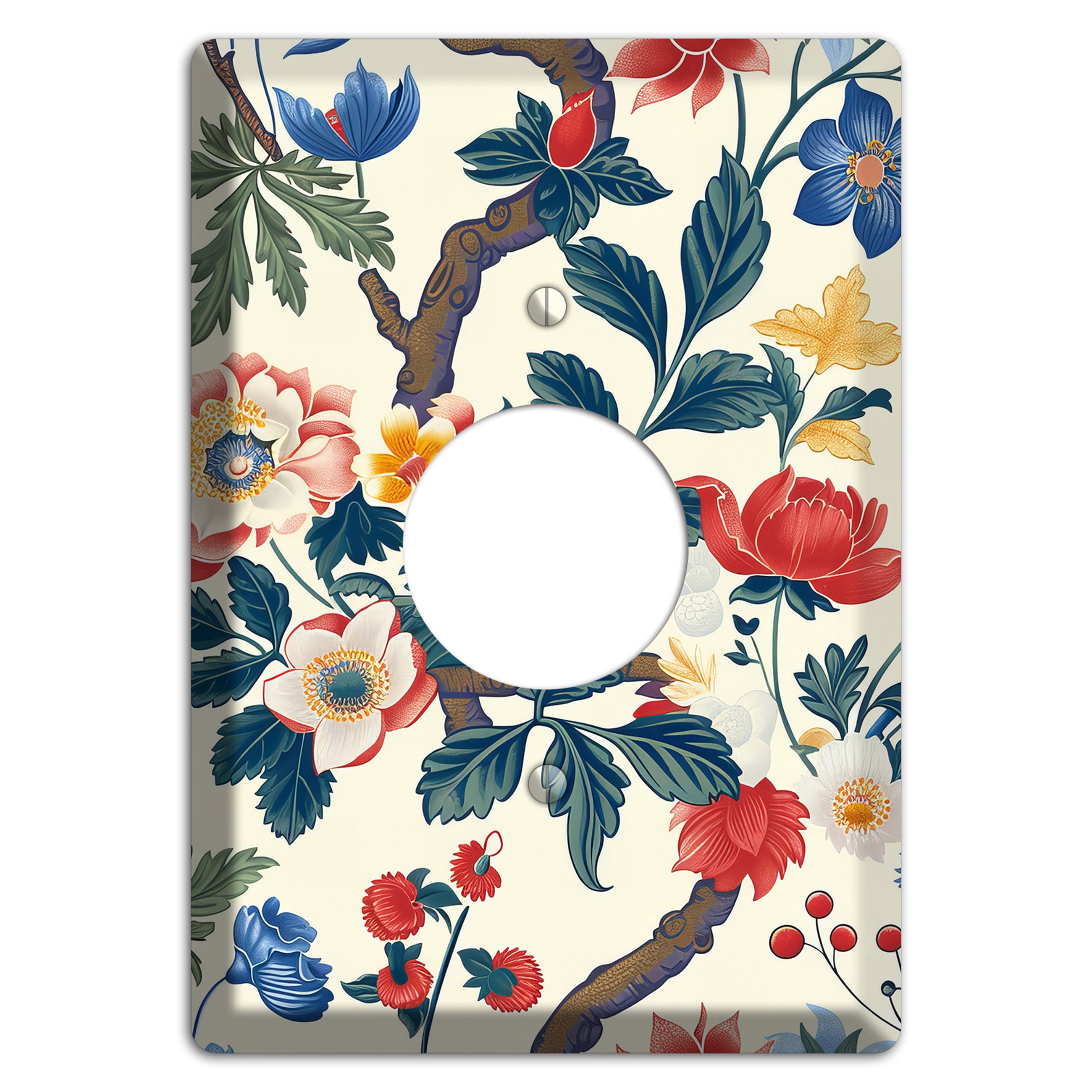 Cottage Garden Reverie Single Receptacle Wallplate