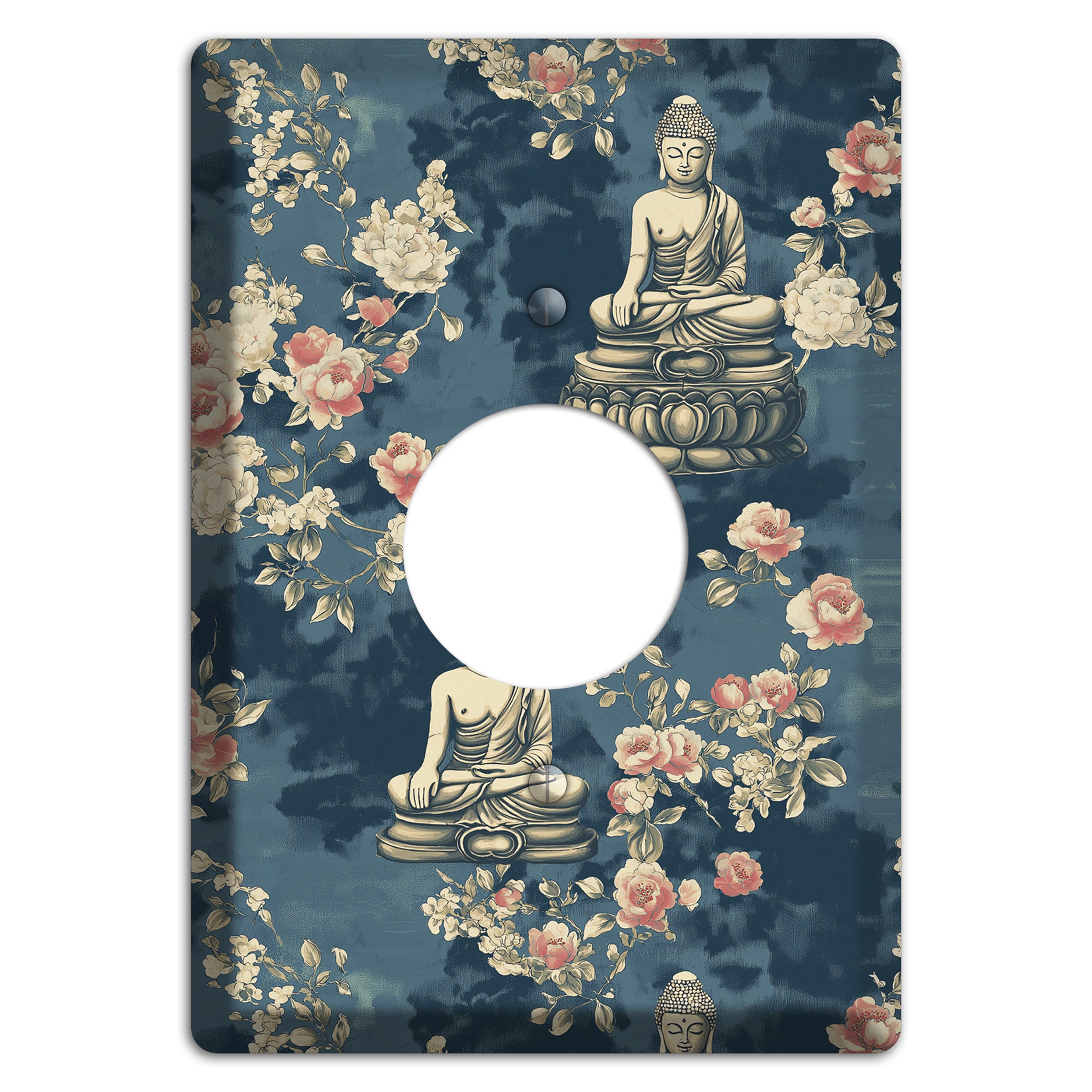 Lotus & Bloom Single Receptacle Wallplate