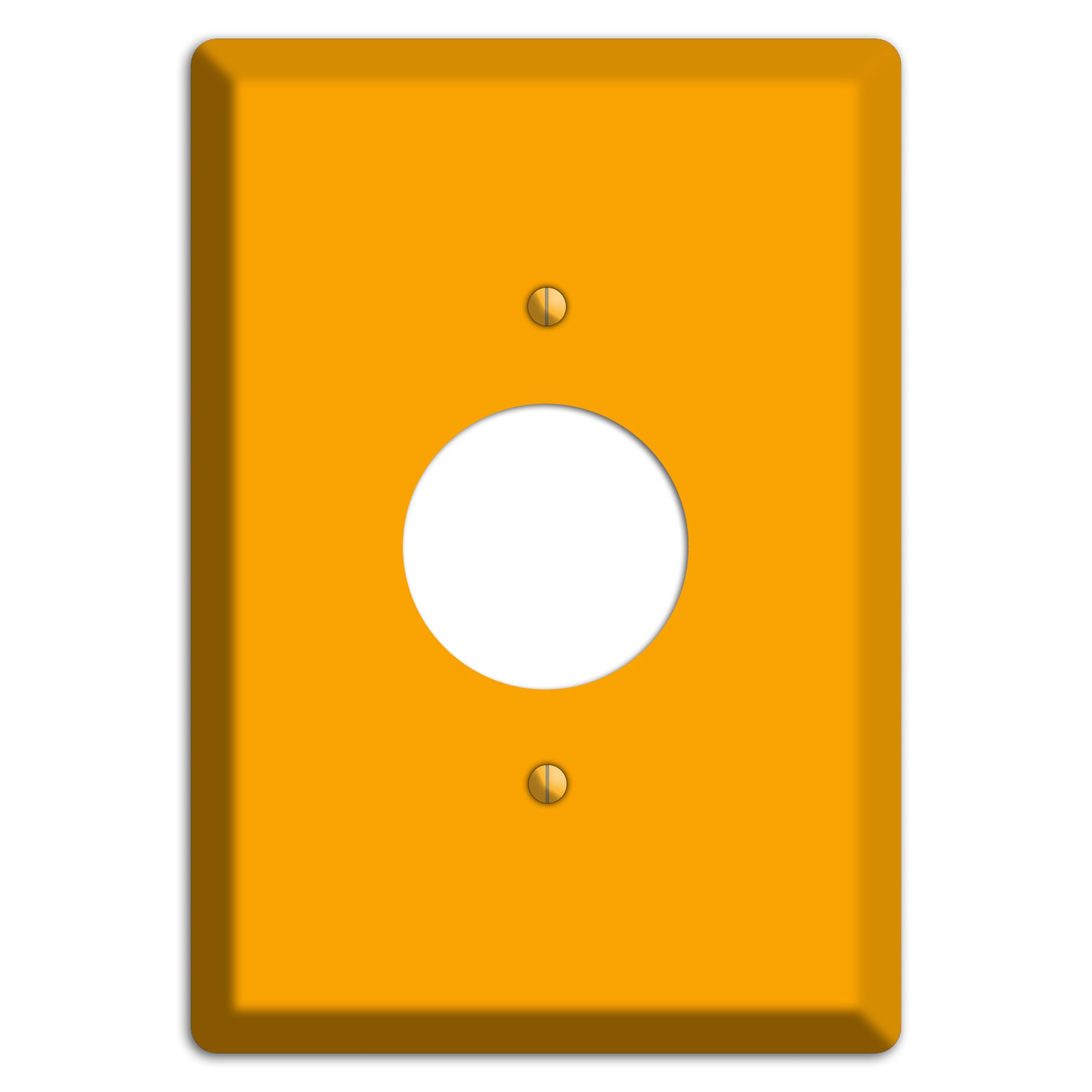 Baxter Mustard Single Receptacle Wallplate
