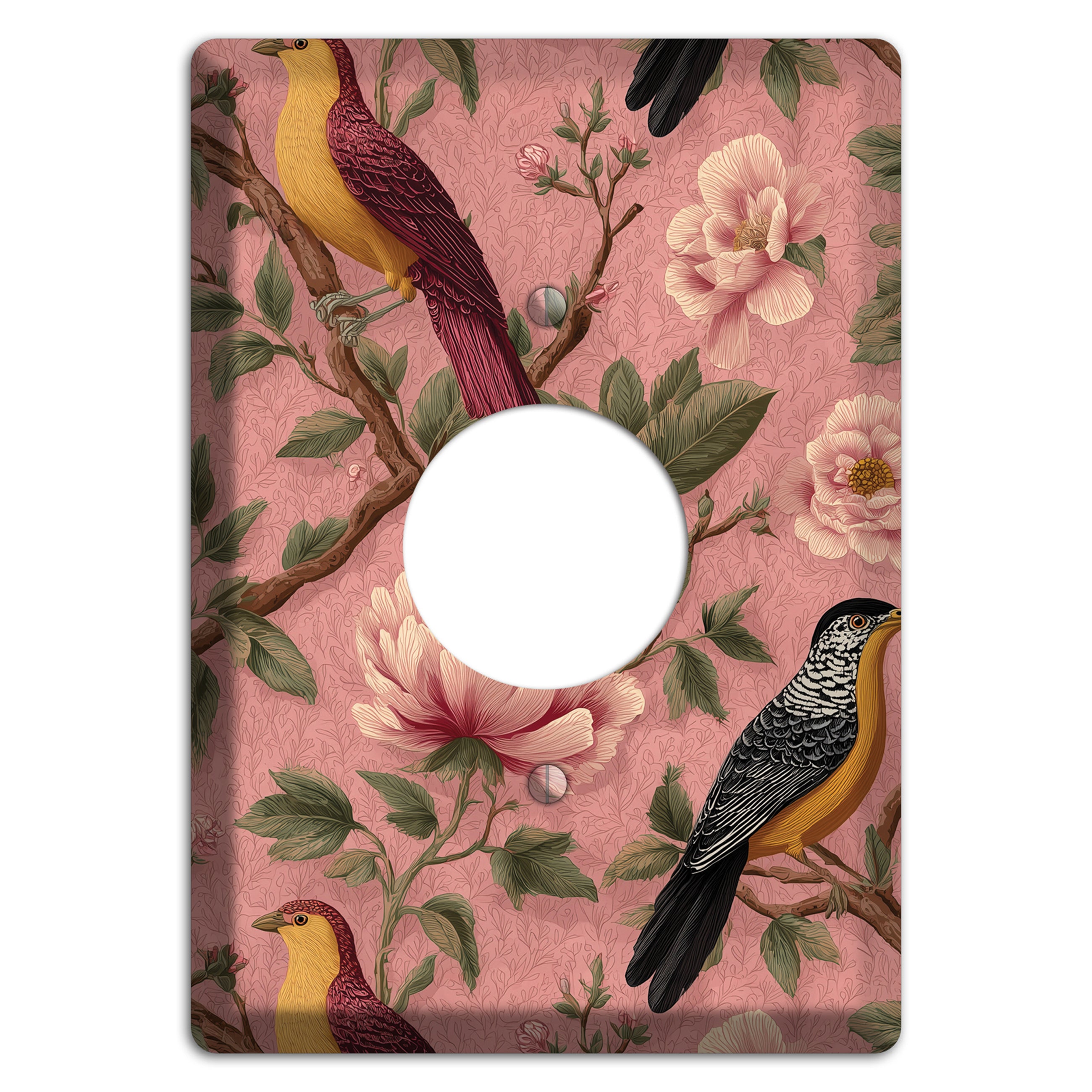 Peony & Perch Single Receptacle Wallplate
