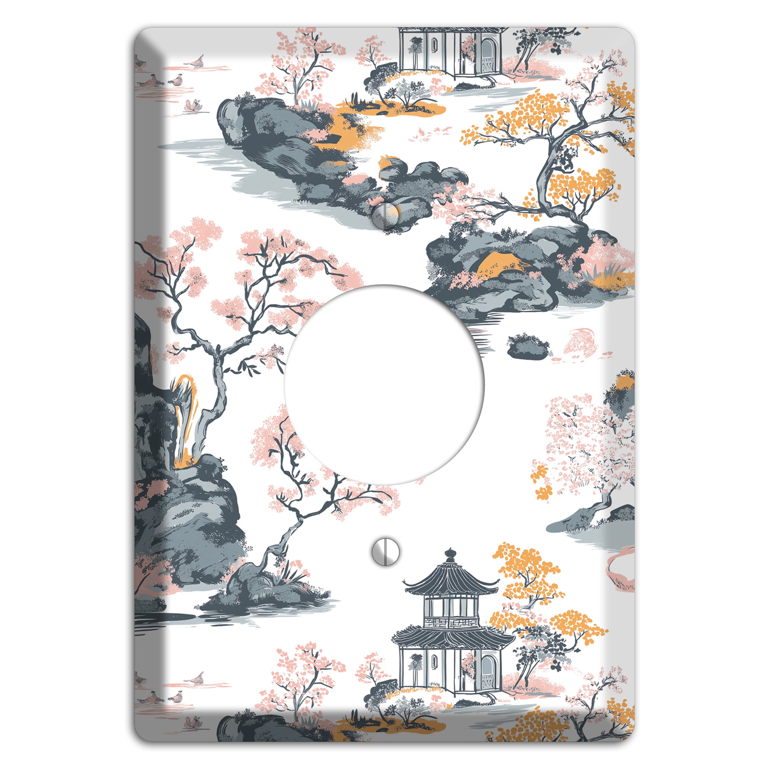 Stone Garden Reverie Single Receptacle Wallplate