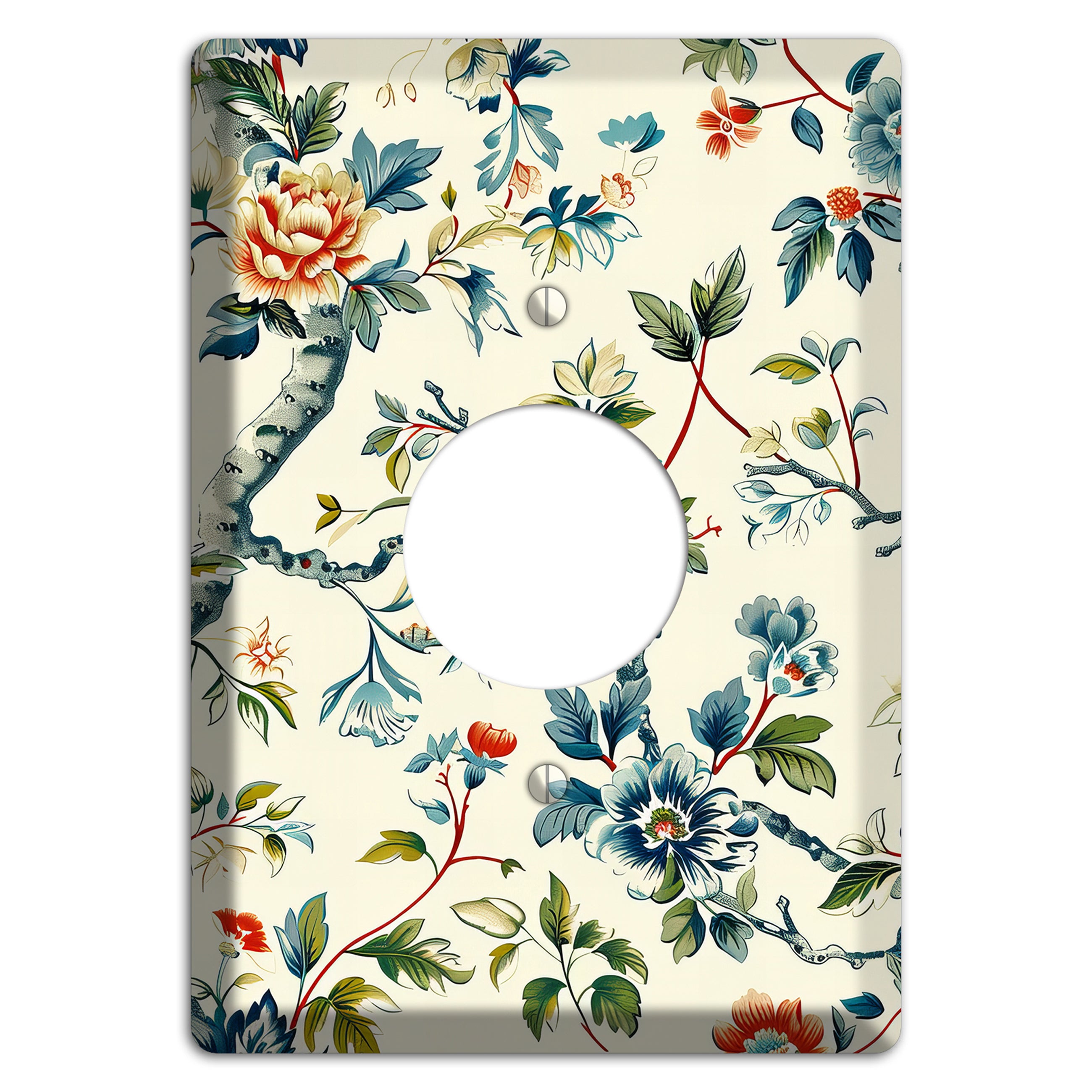 Wandering Bough Single Receptacle Wallplate