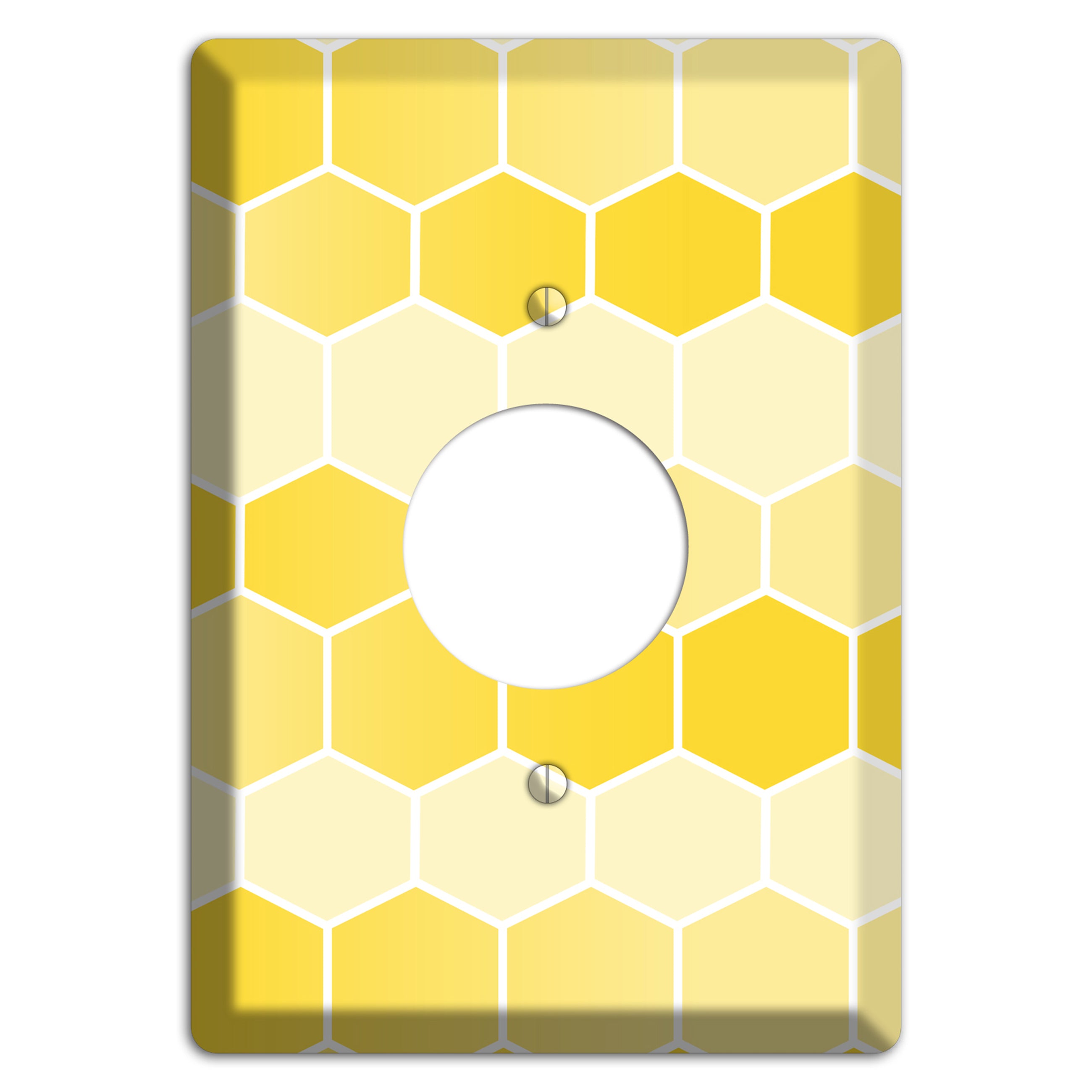 Golden Comb Drift Single Receptacle Wallplate