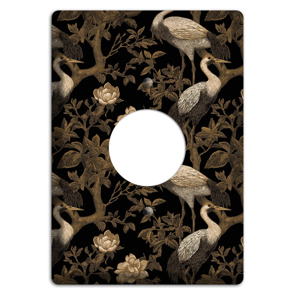 Obsidian Heron Dusk Single Receptacle Wallplate