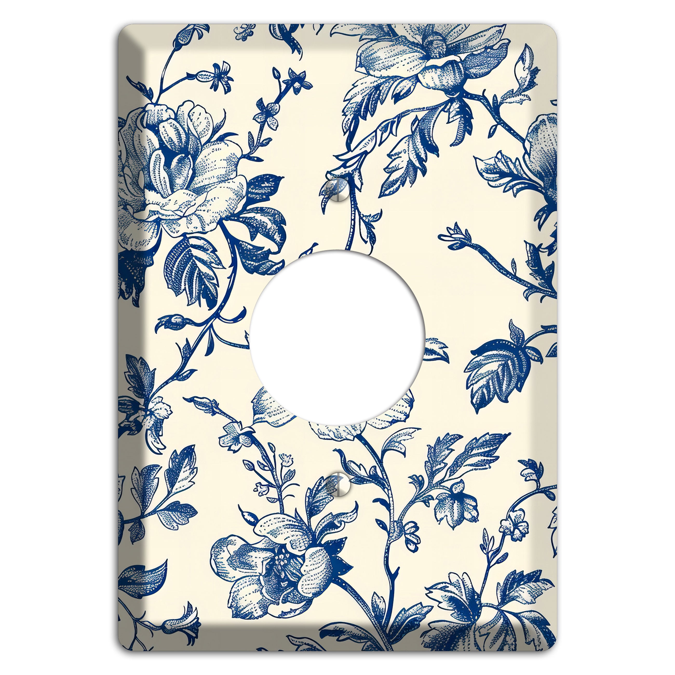 Garden Indigo Reverie Single Receptacle Wallplate