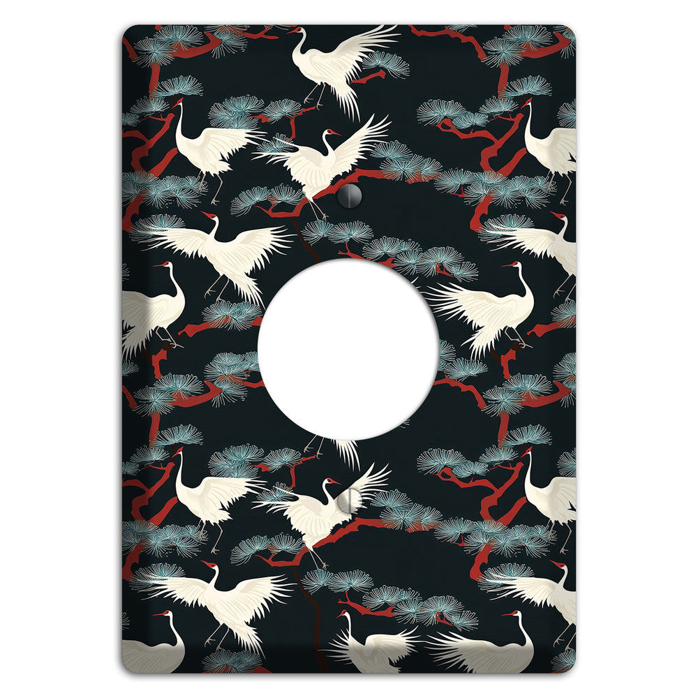 Obsidian Pine Vigil Single Receptacle Wallplate